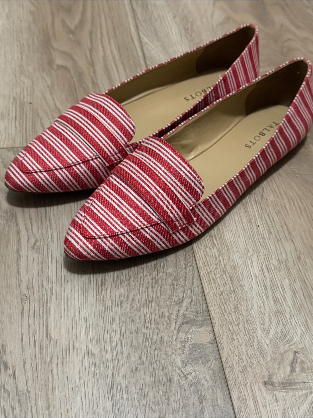 Talbots Francesca Driving Stripe Women's Moccasins Sz. 10M - Picture 4 of 8